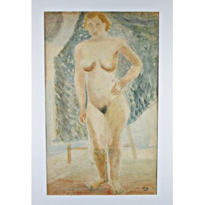 Estera Karp (Esther Carp) ( 1897-1970) , Nudo in atelier