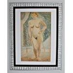 Estera Karp (Esther Carp) ( 1897-1970) , Nudo in atelier