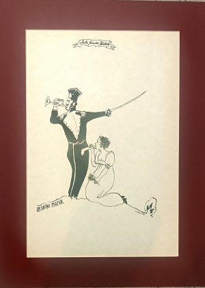 Andrzej CZECZOT (1933-2012), Ostatni Mazur - z cyklu „Suita Tańców Polskich”, 1980