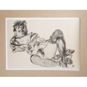 Egon Schiele (1890-1918), Provocateur, (1918) 1978