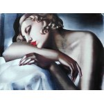 Tamara Łempicka(1898-1980), La Dormeuse (Śpiąca) (1930) 2001