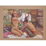 WOMEN in Art, 53 color plates, 1925.