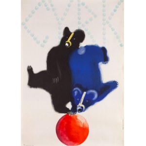 proj. Andrzej KRZYSZTOFORSKI (ur. 1943), Cyrk, 1968