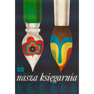 proj. Maciej URBANIEC (1925-2004), 50 years of Nasza Księgarnia Publishing House, 1971
