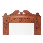 Mirror in the Zakopane style, early 20th century.