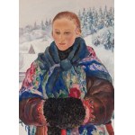 Władysław Jarocki (1879 Podhajczyki - 1965 Kraków), Góralka z Poronina, 1919