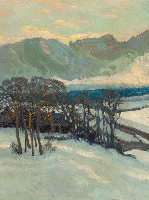 Stefan Filipkiewicz (1879 Tarnów - 1944 Mauthausen-Gusen), Winter at Olcza