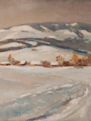 Stefan Filipkiewicz (1879 Tarnów - 1944 Mauthausen-Gusen), Zimowy pejzaż
