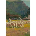 Michał Stańko (1901 Sosnowiec - 1969 Zakopane), Baca in the Koscieliska Valley