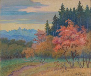 Karol Klosowski (1882 Pilatkowice - 1971 Zakopane), Autumn in Zakopane