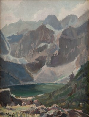 Franciszek Wójcik (1903 Wojciechowo - 1984 Zakopane), Widok na Morskie Oko