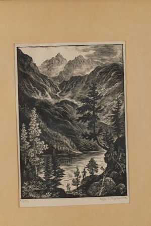 Zofia Fijałkowska (1909 Warszawa - 1989 ), Morskie Oko, 1951
