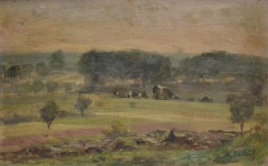 Kasper ŻELECHOWSKI (1863 - 1942), Na pastwisku