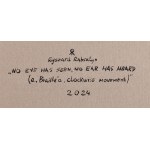 Ryszard Rabsztyn (b. 1984, Olkusz), No Eye Has Seen, No Eear Has Heard (a. Braille, clockwise movement), 2024.