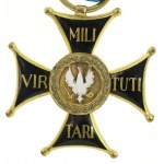 II RP, Krzyż Virtuti Militari klasy III Nr 53 wraz z dedykowanym pudełkiem (655)