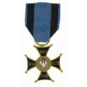 II RP, Krzyż Virtuti Militari klasy III Nr 53 wraz z dedykowanym pudełkiem (655)