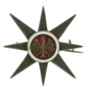 Polska, Odznaka Pamiątka Narodowa Wskrzeszenia Polski 5. XI. 1916 (658)