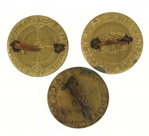 People's Republic of Poland, Service to Poland badge set, 3 pcs. (724)