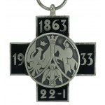 II RP, Krzyż Pamiątkowy 70-lecia Powstania Styczniowego (807)