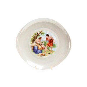 Piatto da portata decorativo, fabbrica Porcelany Stołowa Ćmielów