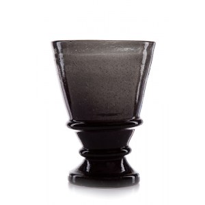Smoke vase made of frothy glass