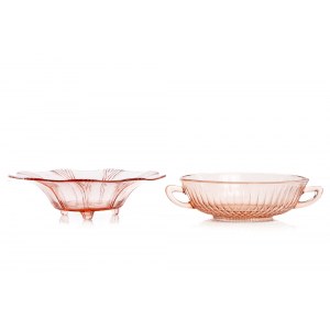 Two rosaline platters