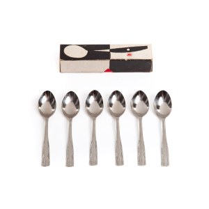 Set of tea spoons, Eastern pattern, Hefra