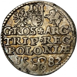 Stefan Batory, trojak 1582, Olkusz