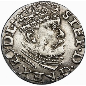 Stefan Batory, trojak 1586, Riga