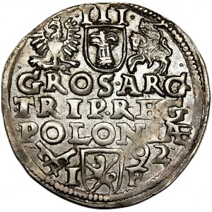 Zygmunt III Waza, trojak 1592, Poznań