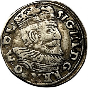 Sigismund III Vasa, trojak 1595, Poznań