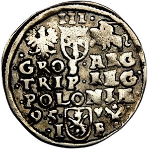 Sigismund III Vasa, trojak 1595, Poznań