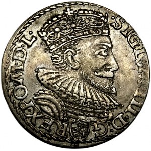 Zygmunt III Waza, trojak 1592, Malbork