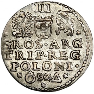 Zygmunt III Waza, trojak 1592, Malbork