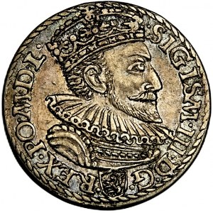 Sigismund III Vasa, trojak 1592, Malbork