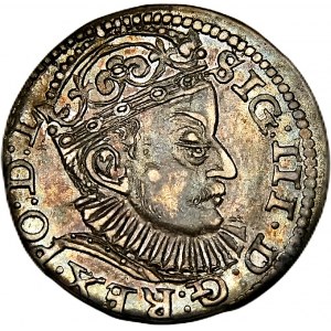 Sigismund III Vasa, trojak 1588, Riga, large bust