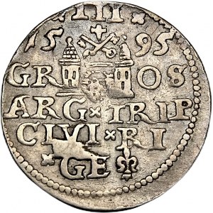 Sigismondo III Vasa, trojak 1595, Riga