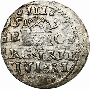 Zygmunt III Waza, trojak 1599, Ryga