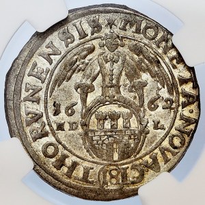 Jan II Kazimierz, ort 1662 HDL, Toruń