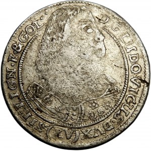 Śląsk, Ludwik IV Legnicki, 15 krajcarów 1662, Brzeg, ozdobna zbroja