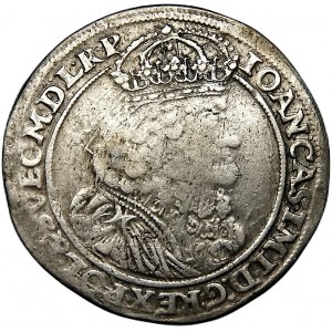 Jan II. Kazimierz, ort 1655, Kraków