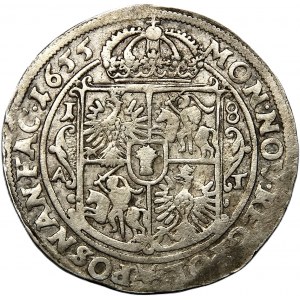 Jan II. Kazimierz, ort 1655, Kraków