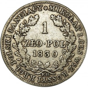 Królestwo Polskie, 1 złoty 1830 FH