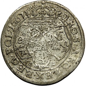 Jan II Kazimierz, szóstak 1667 TLB, Bydgoszcz