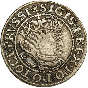 Zygmunt I Stary, grosz 1532, Toruń PRVSS/PRVSS