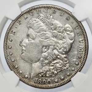 USA, dolar Morgan 1890 CC, Carson City