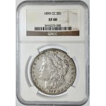 USA, dolar Morgan 1890 CC, Carson City