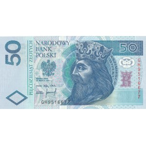 50 zlotých 1994, Kazimír Veliký, série GH