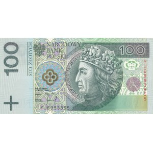 100 zlotých 1994, Władysław Jagiełło, série YJ