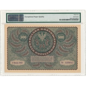 500 Polish marks 1919, 1st series BG
